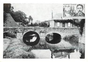 / CPSM FRANCE 28 "Illiers Combray, le pont Saint Hilaire sur la Vivonne"