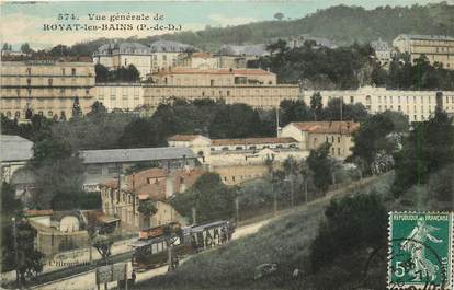 CPA FRANCE 63 "Royat les Bains, vue générale"