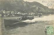 France CARTE PHOTO MONACO "1909" / BATEAU