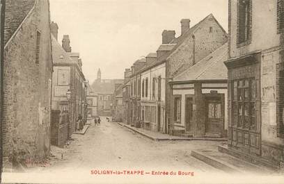 / CPA FRANCE 61 "Soligny la Trappe, entrée du Bourg"