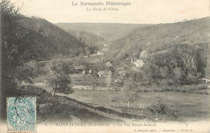 / CPA FRANCE 61 "Saint Aubert sur Orne, le Val Saint Aubert"