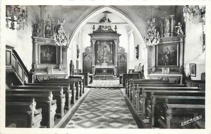 / CPSM FRANCE 61 "Saint Sulpice sur Rille, intérieur de l'église"