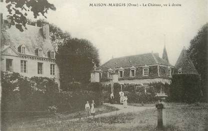 / CPA FRANCE 61 "Maison Maugis, le château vue de droite"