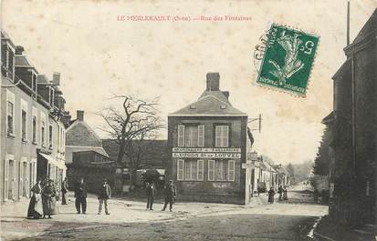 / CPA FRANCE 61 "Le Merlerault, rue des fontaines"