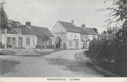 / CPA FRANCE 61 "Marchanville, le bourg"