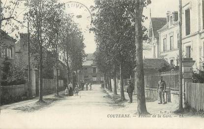 / CPA FRANCE 61 "Couterne, Av de la gare"