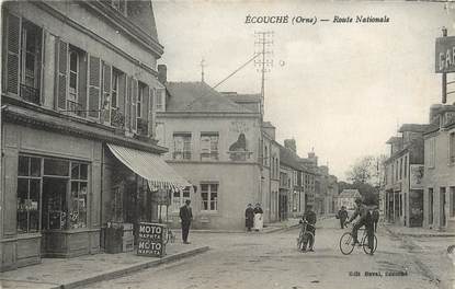 / CPA FRANCE 61 "Ecouche, route Nationale"