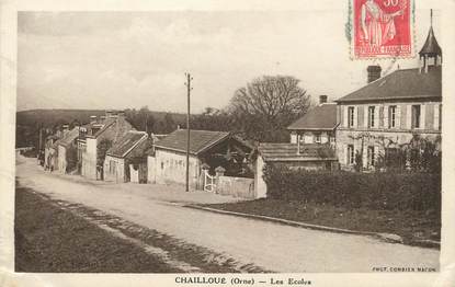 / CPA FRANCE 61 "Chailloué, les écoles"