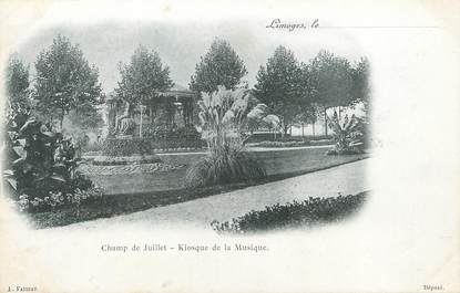 / CPA FRANCE 87 "Limoges, champ de Juillet"