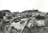30 Gard / CPSM FRANCE 30 "Beaucaire, vue sur le canal, la ville et le château"