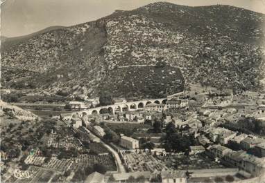 / CPSM FRANCE 30 "Saint Hippolyte du fort, vue aérienne sur la ville"