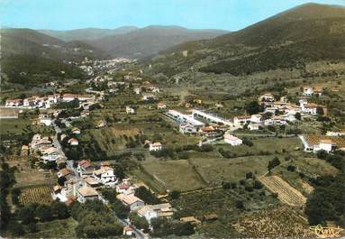 / CPSM FRANCE 30 "Saint Florent sur Auzonnet, vue générale aérienne"