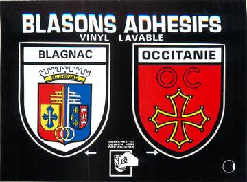 / CPSM FRANCE 31 "Blagnac" / BLASON ADHESIF