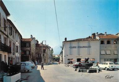 / CPSM FRANCE 31 "Aspet, place et fontaine Henri IV"