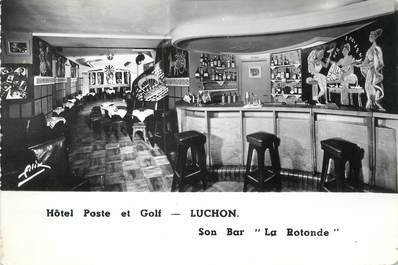 / CPSM FRANCE 31 "Luchon, hôtel Poste et Golf" / DOS NON CP