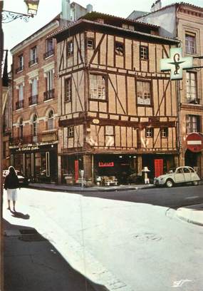 / CPSM FRANCE 31 "Toulouse, vieille maison, rue Saint Rome"