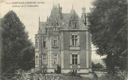 / CPA FRANCE 72 "Neuville sur Sarthe, château de la Tribouillère"