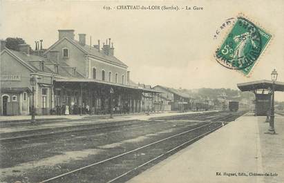 / CPA FRANCE 72 "Château du Loir, la gare"