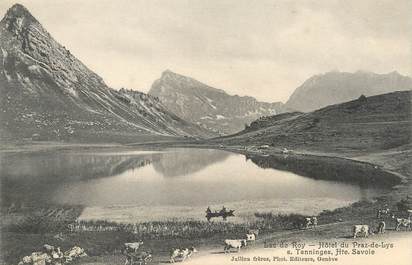 / CPA FRANCE 74 "Lac de Roy, hôtel du Praz de Lys"