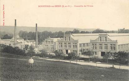 / CPA FRANCE 78 "Bonnières sur Seine, ensemble de l'usine"