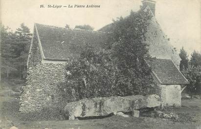 / CPA FRANCE 78 "Saint Léger, la pierre Ardroue"