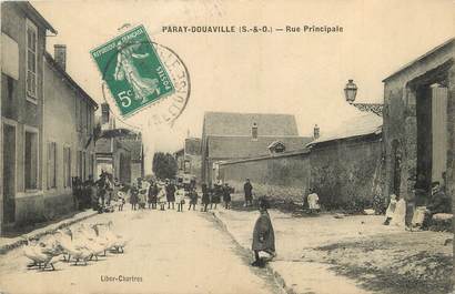 / CPA FRANCE 78 "Paray Douaville, rue prinicpale"