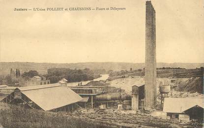 / CPA FRANCE 78 "Juziers, l'usine Polliet et Chaussons, fours et délayeurs"