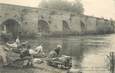 / CPA FRANCE 78 "Limay, le vieux pont" / LAVEUSES