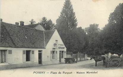 / CPA FRANCE 78 "Poigny, place du Parquet"