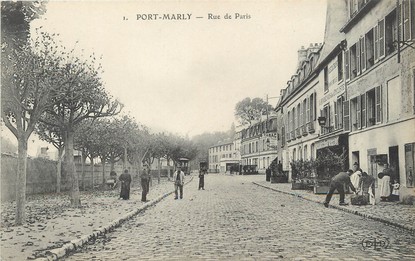 / CPA FRANCE 78 "Port Marly, rue de Paris"