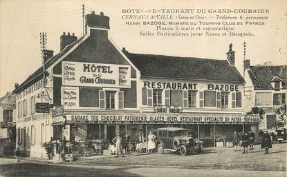 / CPA FRANCE 78 "Cernay la Ville, l'hôtel restaurant du Grand Courrier"