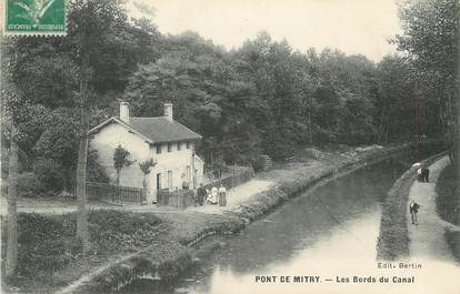 / CPA FRANCE 77 "Pont de Mitry, les bords du canal"