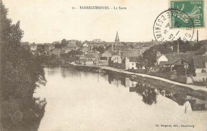 / CPA FRANCE 57 "Sarreguemines, la Sarre"