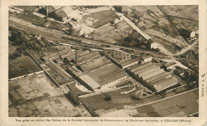 / CPA FRANCE 69 "Oullins, usine de Construction de machines agricoles"