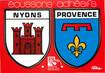 / CPSM FRANCE 26 "Nyons" / ECUSSONS ADHESIFS