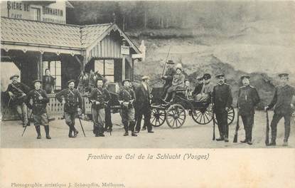 / CPA FRANCE 88 "Frontière au col de la Schlucht" / DOUANE