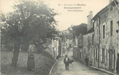 / CPA FRANCE 78 "Evecquemont, rue d'Adhémar"