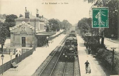 / CPA FRANCE 78 "Le Vésinet, la gare "