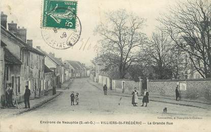 / CPA FRANCE 78 "Villiers Saint Frédéric, la grande rue"