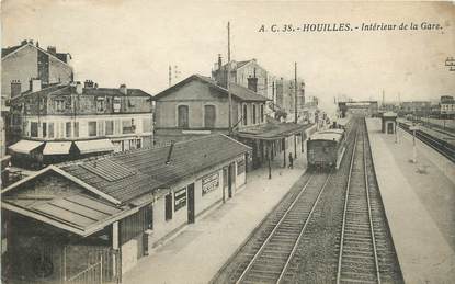 / CPA FRANCE 78 "Houilles, intérieur de la gare"