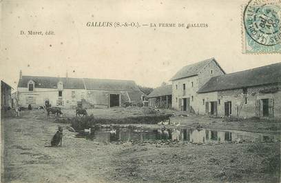 / CPA FRANCE 78 "Galluis, la ferme de Galluis"