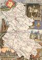 41 Loir Et Cher / CPSM FRANCE 41 "Loir et Cher" / CARTE GEOGRAPHIQUE