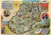 / CPSM FRANCE 46 "Lot" / CARTE GEOGRAPHIQUE