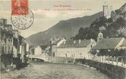 31 Haute Garonne / CPA FRANCE 31 "Saint Béat, la Garonne, l'esplanade et la tour"