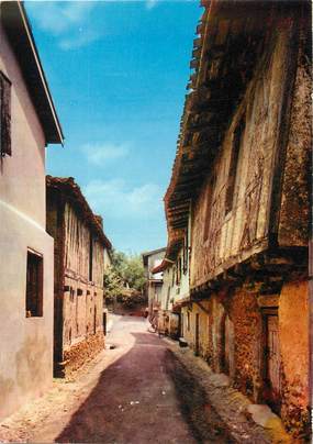 / CPSM FRANCE 32 "Cazaubon, vieilles maisons, rue de l'hôpital"