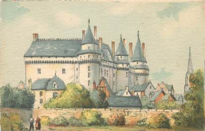 / CPA FRANCE 37 "Langeaix, le château"  / BARRE DAYEZ