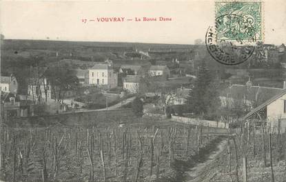 / CPA FRANCE 37 "Vouvray, la bonne Dame "