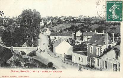 / CPA FRANCE 37 "Château Renault, vallée de Moulinet"