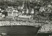 33 Gironde / CPSM FRANCE 33 "Arcachon, vue aérienne, la plage"