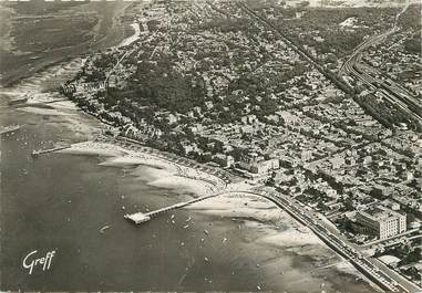 / CPSM FRANCE 33 "Arcachon,  vue aérienne "